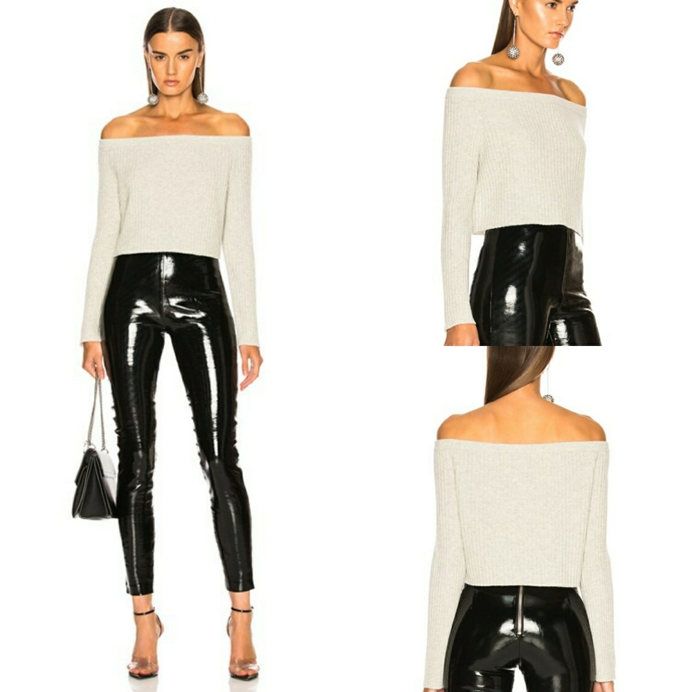 SABLYN off the shoulder cashmere sweater